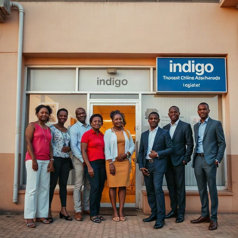 The Terrabalpha team outside their Kenyatta Avenue office